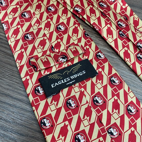 Eagles Wings Florida State Seminoles Silk Tie - Picture 3 of 4